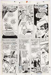 Ayers, Dick | Dick Ayers and John Tartaglione Sgt. Fury #42 Story Page 9 Original Art (Marvel, 1967).... | Heritage