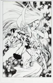 Davis, Alan | Alan Davis Avengers vs. Atlas #4 Variant Cover Original Art (Marvel, 2010).... | Heritage