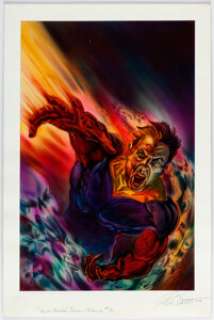 Estes, John - John Estes Harsh Realm #3 Back Cover Original Art (Harris, 1994)....