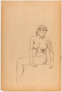 Frazetta, Frank | Frank Frazetta - Female Character Study Sketch Original Art (undated).... | Heritage