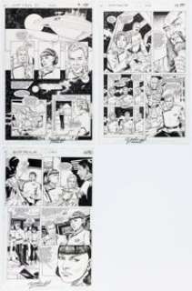 Purcell, Gordon - Gordon Purcell and Arne Starr Star Trek VI: The Undiscovered Country #1 Story Page Original Art Group of 3 (DC, 19... (Total: 3 Original Art)
