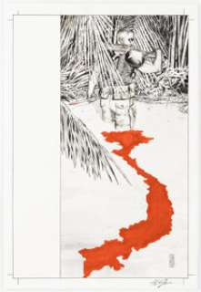 Jones, J. G. | J. G. Jones Before Watchmen: The Comedian #2 Cover original Art (DC, 2012). ... | Heritage