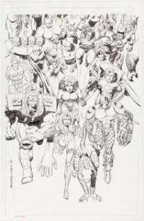 Vic Bridges And Karl Kesel | Freak Force #18 Cover Original Art (Image, 1995).... | Heritage