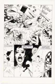 Simon Bisley - 2000 AD ABC Warriors Story Page 12 Original Art (Fleetway Publications, c. 1988)....