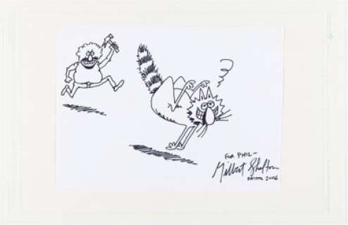 Gilbert Shelton - Fat Freddy Sketch Original Art (2006). | Heritage