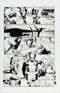 Jorge Molina X-Men #16 Story Page 19 Original Art (Marvel, 2011).