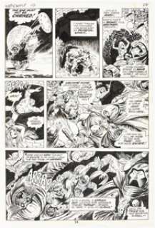 Tom Sutton Werewolf by Night #10 Story Page 16 Original Art (Marvel, 1973). | Heritage