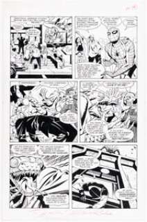 Steve Rude and Bob Wiacek Spider-Man: Lifeline #3 Story Page 14 Original Art (Marvel, 2001). | Heritage