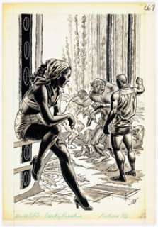 Kelly Freas Science Fiction Stories November-1958 Illustration Original Art (Columbia Publications, 1958). | Heritage