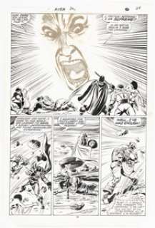 John Buscema and Tom Palmer The Avengers #265 Story Page 18 Original Art (Marvel, 1986). | Heritage