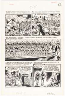 Bernard Krigstein Valor #1 Story Page 5 Original Art (EC, 1955). | Heritage