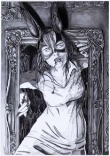 Ingrid Gala Bunny Mask #1 Variant Cover Original Art (AfterShock, 2021).