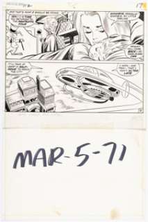 John Buscema and Joe Sinnott Fantastic Four #112 Story Page 13 Original Art (Marvel, 1971). | Heritage