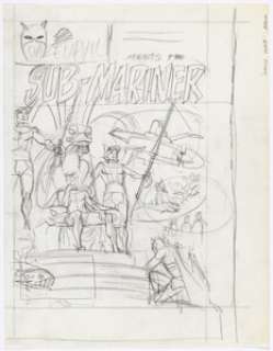 Wally Wood Daredevil #7 Splash Page 1 Preliminary Original Art (Marvel, 1965). | Heritage