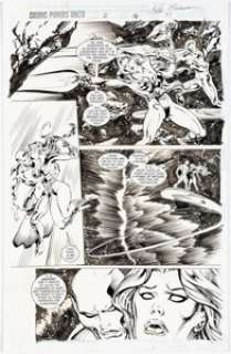 John Buscema and Geof Isherwood Cosmic Powers Unlimited #2 Silver Surfer Story Page 16 Original Art (Marvel, 1995). | Heritage
