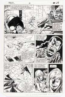 Sal Buscema and Tom Palmer Magik #4 Story Page 17 Original Art (Marvel, 1984). | Heritage