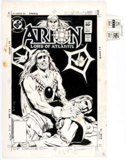 Jan Duursema Arion, Lord of Atlantis #5 Cover Original Art (DC, 1983). | Heritage