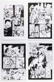 Ron Adrian, Rob Lean, and others Brian Pulido‘s Lady Death: Abandon All Hope #2 Story Pages 18-21 Original Art (Avatar Press, 2005). (Total: 4 Original Art)