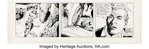 Dan Barry Flash Gordon Daily Comic Strip Original Art dated 7-30-63 (King Features Syndicate, 1963). | Heritage