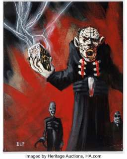 ELF - Pinhead, Chatterer, and Butterball from Hellraiser Illustration Original Art (undated). | Heritage