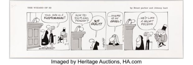 Brant Parker The Wizard of Id Daily Comic Strip Original Art dated 5-17-79 (Field Enterprises, 1979). | Heritage