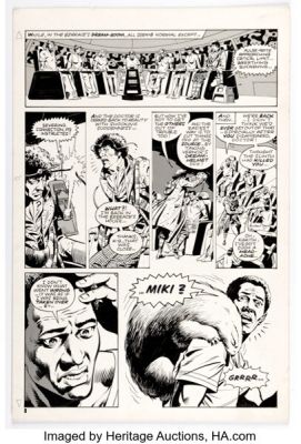Dave Gibbons Doctor Who Monthly #48 The Fourth Doctor Story Page 2 Original Art (Marvel UK, 1980). (Total: 2 Items) | Heritage
