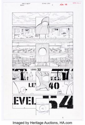 Marcos Martin and Alvaro Lopez Breach #2 Story Page 1 Original Art (DC, 2005).