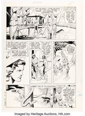 Russ Manning Edgar Rice Burroughs’ Korak, Son of Tarzan #11 Story Page 3 Original Art (Western/Gold Key, 1965). | Heritage