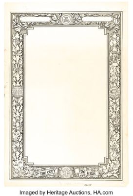 Wally Wood MAD #41 "The National Osographic Magazine" Story Page 1 Original Art (EC, 1958). | Heritage