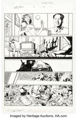 Andrea Di Vito and Scott Koblish Captain America & the Falcon #8 Story Page 6 Original Art (Marvel, 2004).