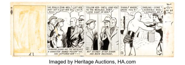 Ray Moore The Phantom Partial Sunday Comic Strip Original Art (King Features Syndicate, 1946). | Heritage