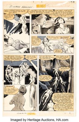 John Buscema and Klaus Janson Bizarre Adventures #27 "Phoenix" Story Page 10 Original Art (Marvel, 1981). | Heritage