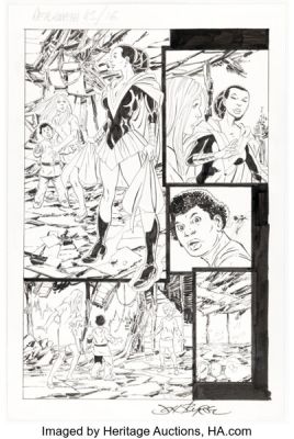 John Byrne Next Men: Aftermath #43 Story Page 16 Original Art (IDW, 2012).