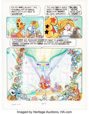 Mark Bodé The Lizard of Oz Story Page 43 Original Art (Fantagraphics, 2004).
