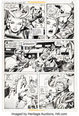 Dick Ayers and Alfred Alcala Kamandi, Last Boy On Earth #48 Story Page 6 Original Art (DC, 1976). | Heritage