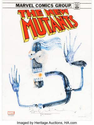 Bill Sienkiewicz - Warlock from New Mutants Illustration Original Art (IDW, 2016). | Heritage