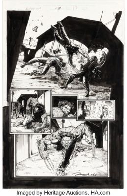 Darick Robertson Wolverine #5 Story Page 17 Original Art (Marvel, 2003). | Heritage