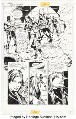 Graham Nolan and Tom Palmer Batman: Bane of the Demon #2 Talia al Ghul Story Page 3 Original Art (DC, 1998).