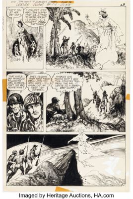 Tony DeZuñiga and Alfredo Alcala Weird War Tales #14 "The Ghost of McBride’s Woman" Story Page 4 Original Art (DC, 1973). | Heritage