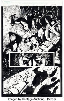 Brad Walker and John Livesay Guardians of the Galaxy #15 Story Page 15 Original Art (Marvel, 2009).