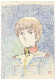 Kazuo Tomizawa Handwritten color illustrations "Mobile Suit Gundam" Amuro | Mandarake (Big Web)