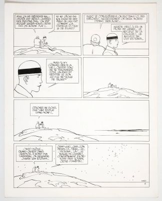 Moebius - Le Monde... | MOEBIUS - Le Monde d’Edena, planche n°15 à l’encre... | Tessier Sarrou