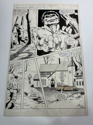 Rampaging Hulk #15 Original Art Bill Sienkiewicz Marvel Bronze Action Unique | eBay US