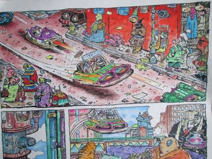 Schreurs, Eric - Originele pagina in kleur (p.4) - Adrian Backfish - Hebbedingetje (1984) | Catawiki