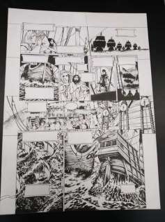 PLANCHE ORIGINALE LA GESTE DES CHEVALIERS DRAGONS T23 P5 - CHRISTIAN PATY