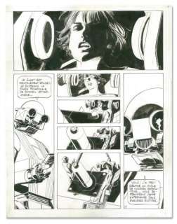 Gillon, Paul | LA SURVIVANTE Encre de Chine pour la planche 17 de cet album | Coutau Bégarie