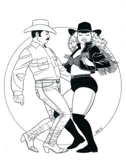 Jaime Hernandez - love & rockets issue 44 page cover