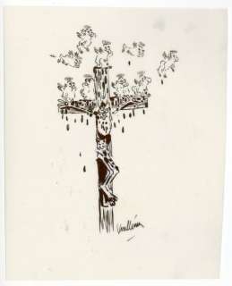 Vuillemin, Philippe - Dessin original sur calque - La Croix (1980) | Catawiki