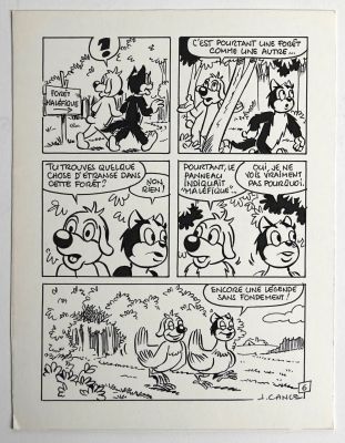 Cance Louis * Pif... | CANCE Louis * Pif et Hercule Gag en une planche Planche... | Vermot et Associés