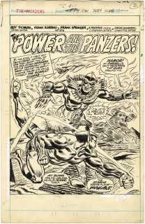 Frank Robbins - Invaders #25 p1 (Splash)